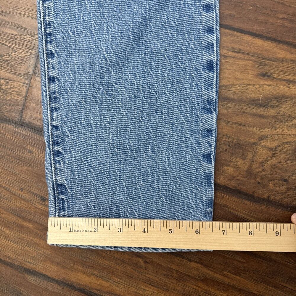 Levis Premium Wedgie Jeans Women's 27 (27.5 x 27) Blue Denim Button Fly Big E - Picture 5 of 15